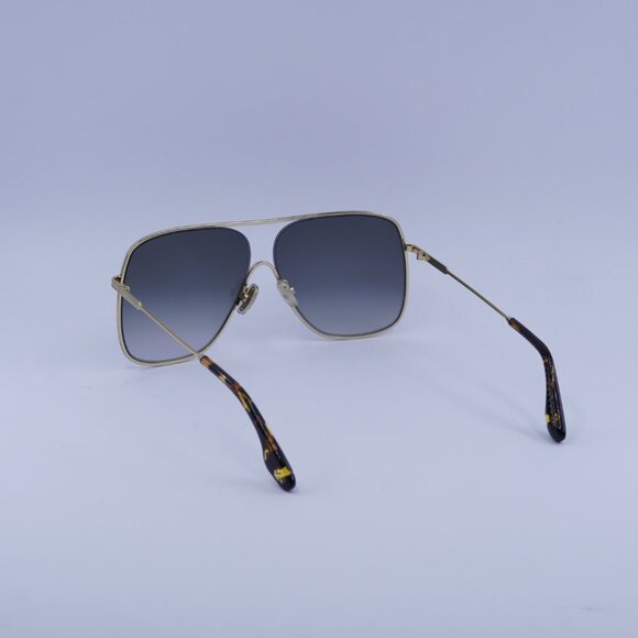 Victoria Beckham VB132S 701 Sunglasses Gold Aviator Frame, Smoke Lenses - Picture 6 of 10